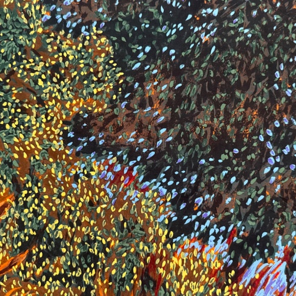 Beautiful French "Guy Buffet" Silk Scarf ~ Collectible piece - Picture 6 of 8